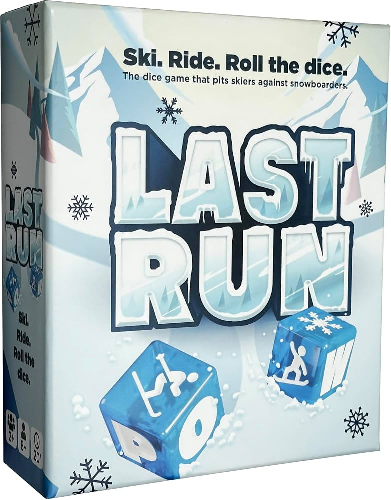 LAST RUN – Apres Ski Dice Game for Skiers & Snowboarders | Fast, Fun, Portable Travel Game for ... | Amazon (US)