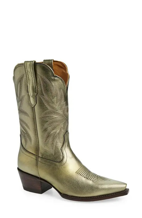 Tecovas The Sadie Western Boot in Olive at Nordstrom, Size 5.5 | Nordstrom