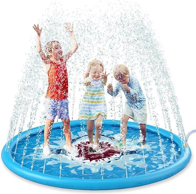 Jasonwell Splash Pad Sprinkler for Kids Splash Play Mat Outdoor Water Toys Inflatable Splash Pad ... | Amazon (US)