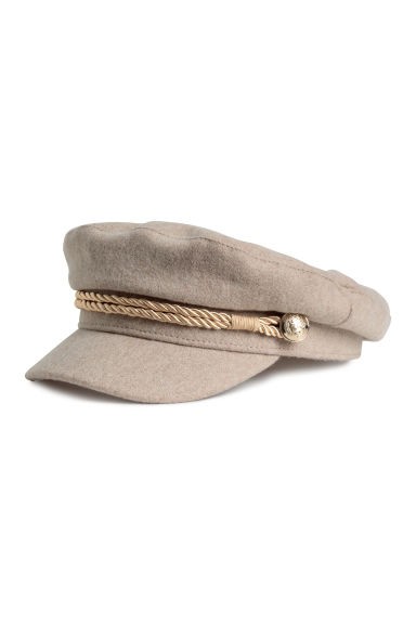 H & M - Captain's Cap - Beige | H&M (US + CA)