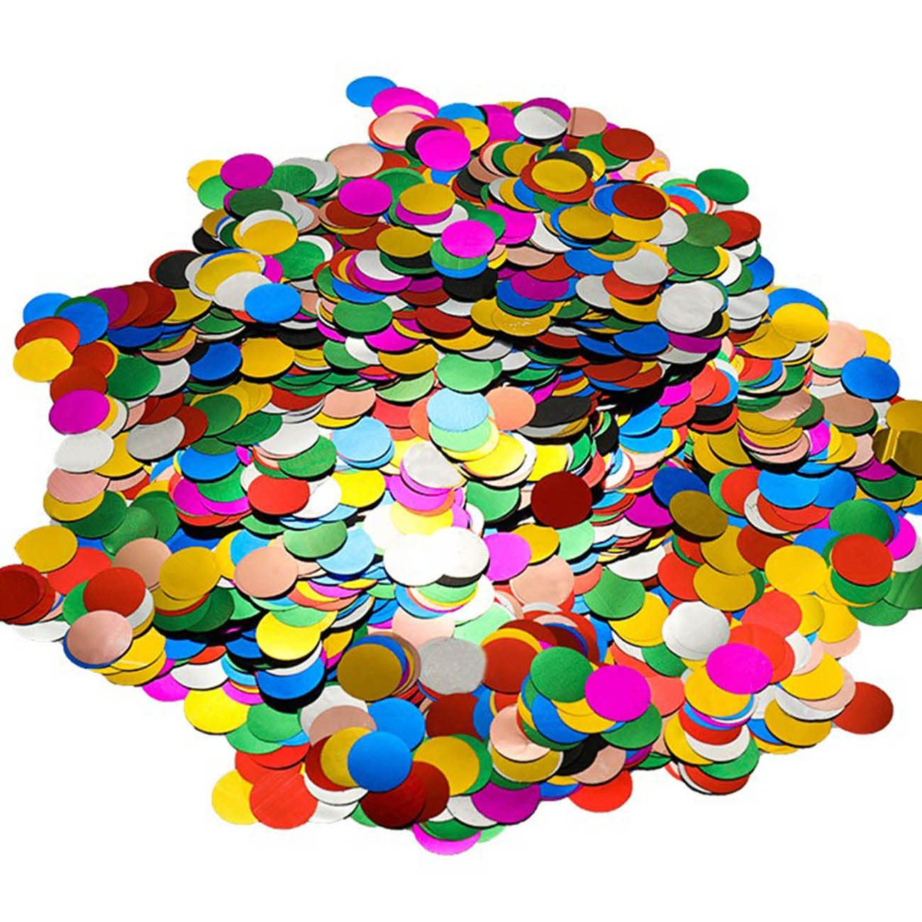 Multicolor Metallic Foil Confetti(0.59 inch) Round Dots Glitter Rainbow Table Confetti for Party ... | Amazon (US)