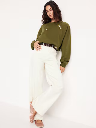 SoComfy Oversized Raglan Sweatshirt | Old Navy (US)