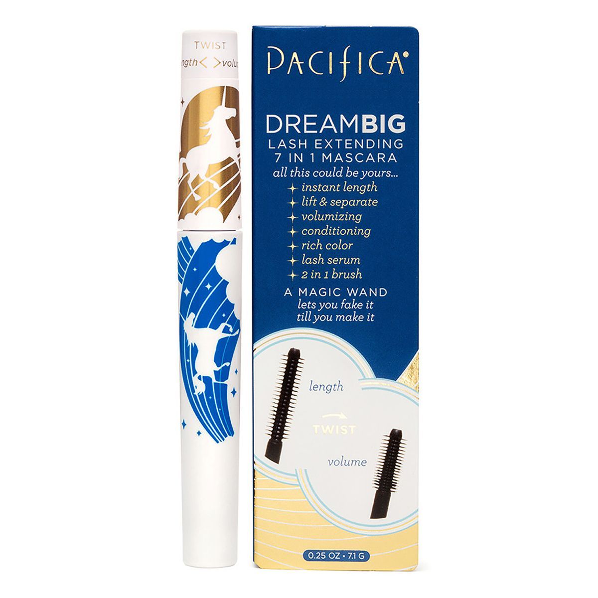Pacifica Dream Big Lash Extending 7 in 1 Black Magic Macara  - 0.25oz | Target