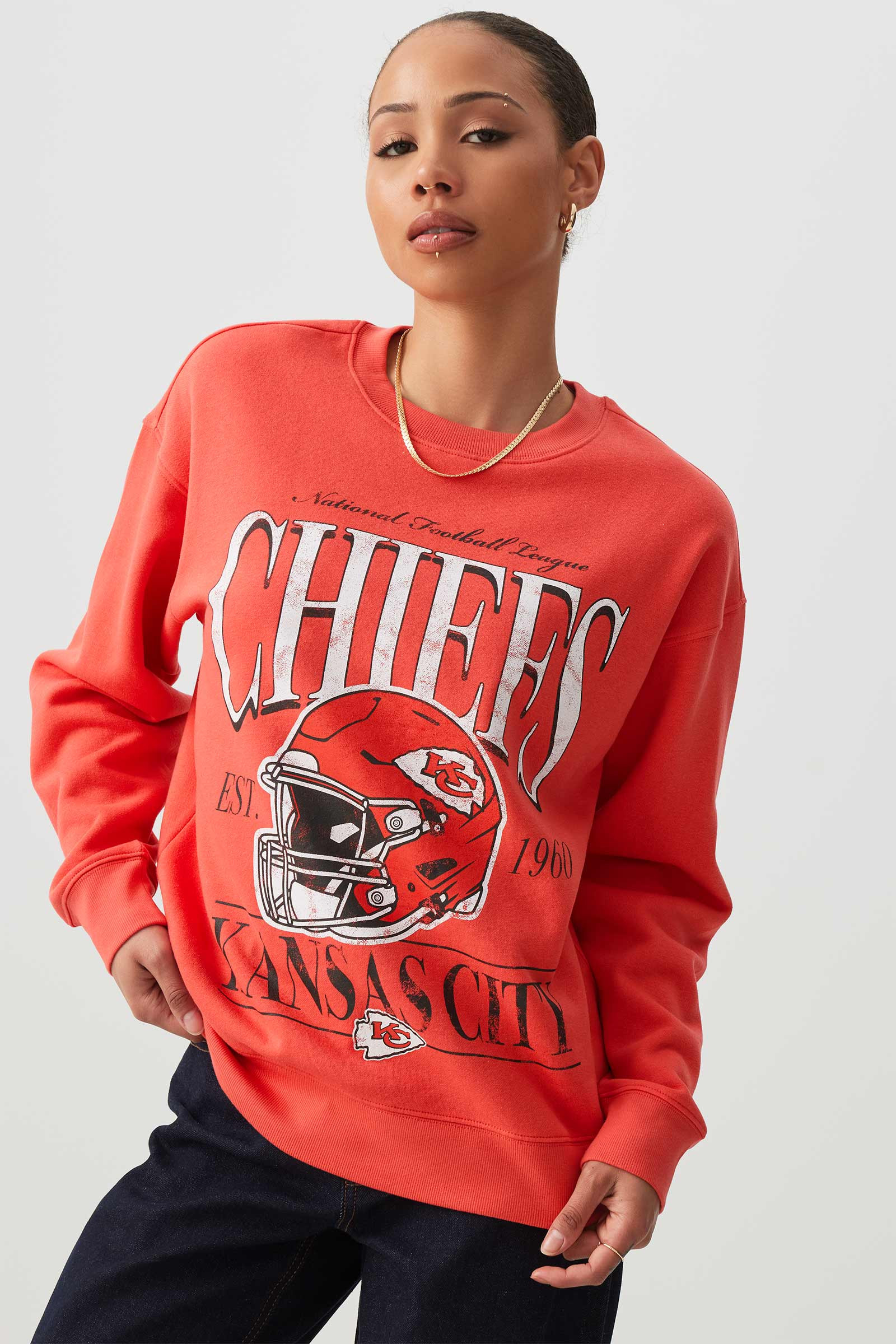 Oversized Chiefs Sweatshirt | Ardene