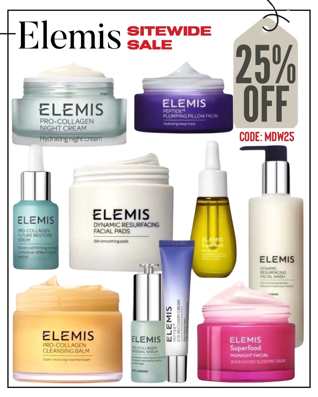 Shop Elemis Memorial Day Weekend Sale! 25% OFF SITEWIDE with code MDW25

Comment SHOP below to receive a DM with the link to this post on my LTK ⬇ https://liketk.it/6dN6x