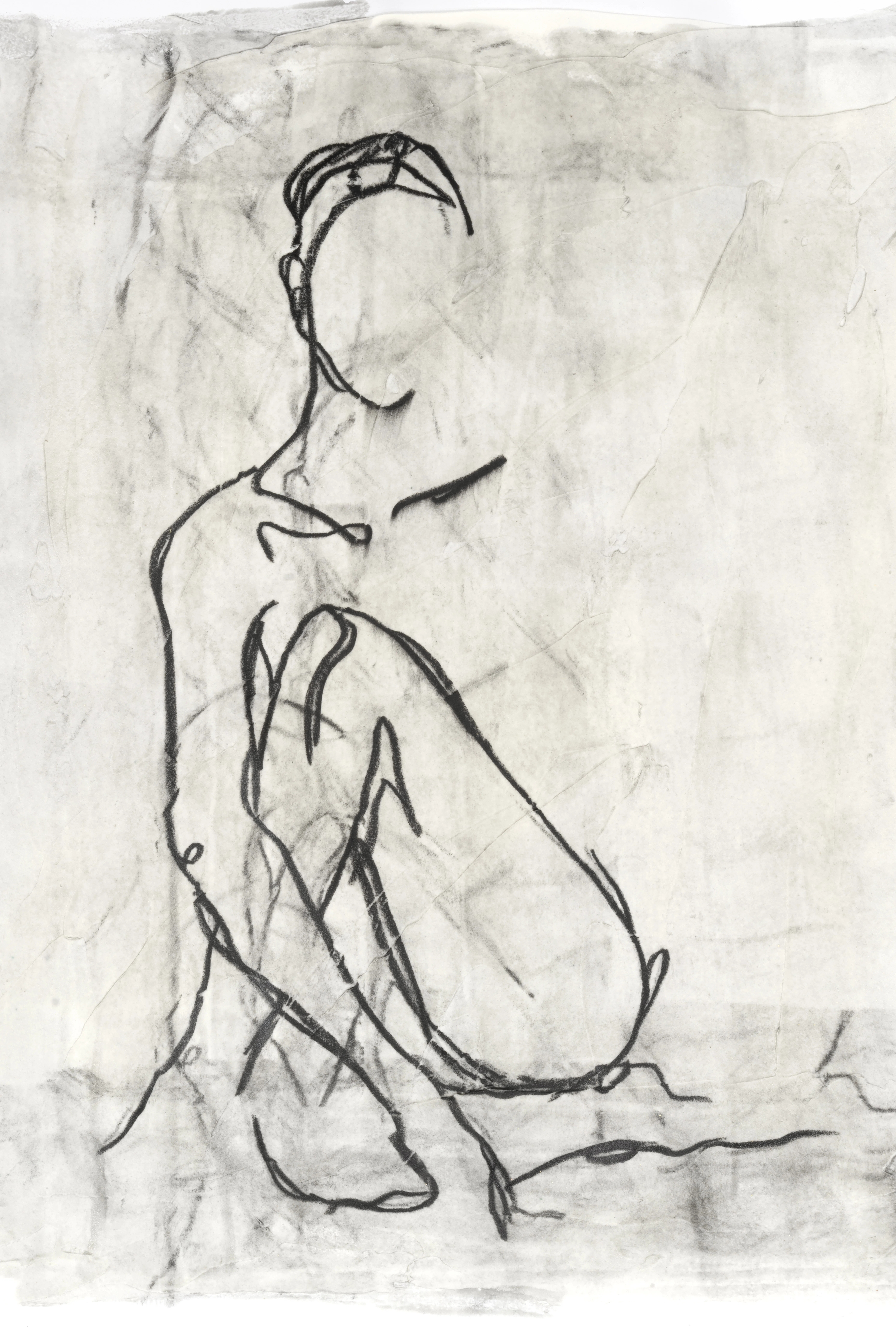 Wrought Studio™ Falcetti Embellished Nude Contour Sketch II by Ethan Harper Print & Reviews | W... | Wayfair North America