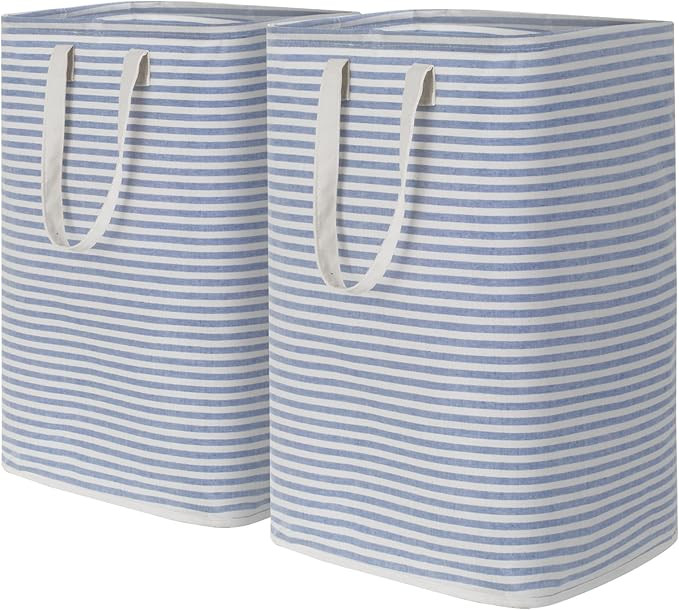 Lifewit 2 Pack Laundry Hamper Large Collapsible Laundry Baskets, Freestanding Waterproof Clothes ... | Amazon (US)