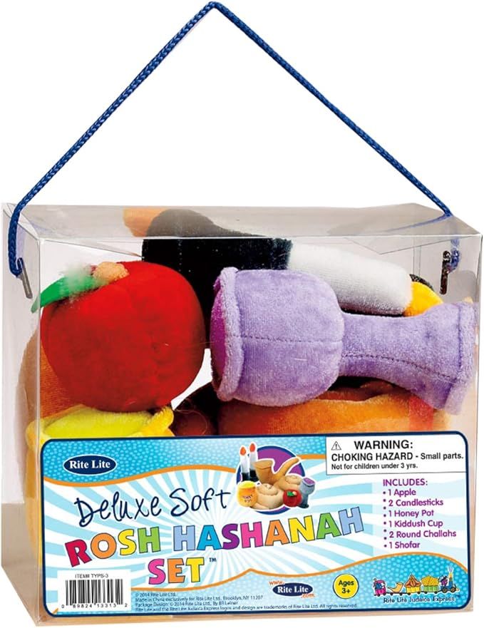 Rite Lite My Soft Rosh Hashana Set Deluxe Soft Rosh Hashanah Set Plush Toy for Jewish New Year | Amazon (US)