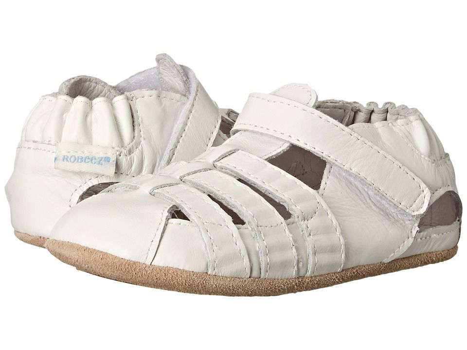 Robeez - Paris (Infant/Toddler) (White) Girl's Shoes | Zappos