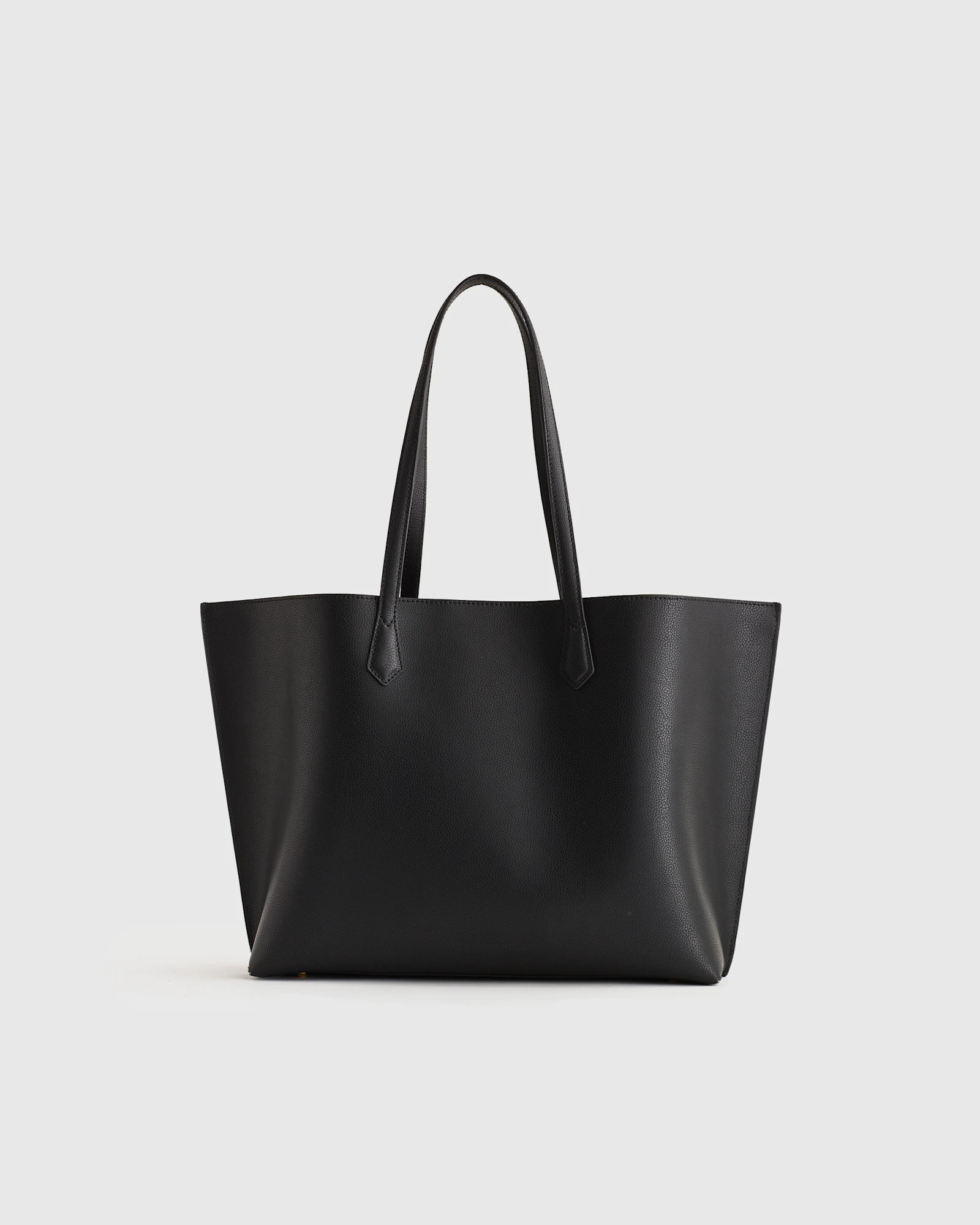 Quince | Women's Italian Leather Triple Compartment Shopper Tote in Cognac | Quince