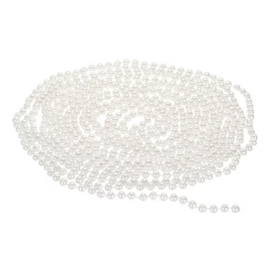 Unique Bargains Resin Decorative Faux Pearl Beads Garland 6mm Dia White | Target