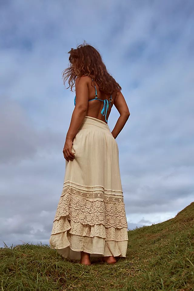 McKenzie Lace Convertible Maxi Skirt | Free People (Global - UK&FR Excluded)