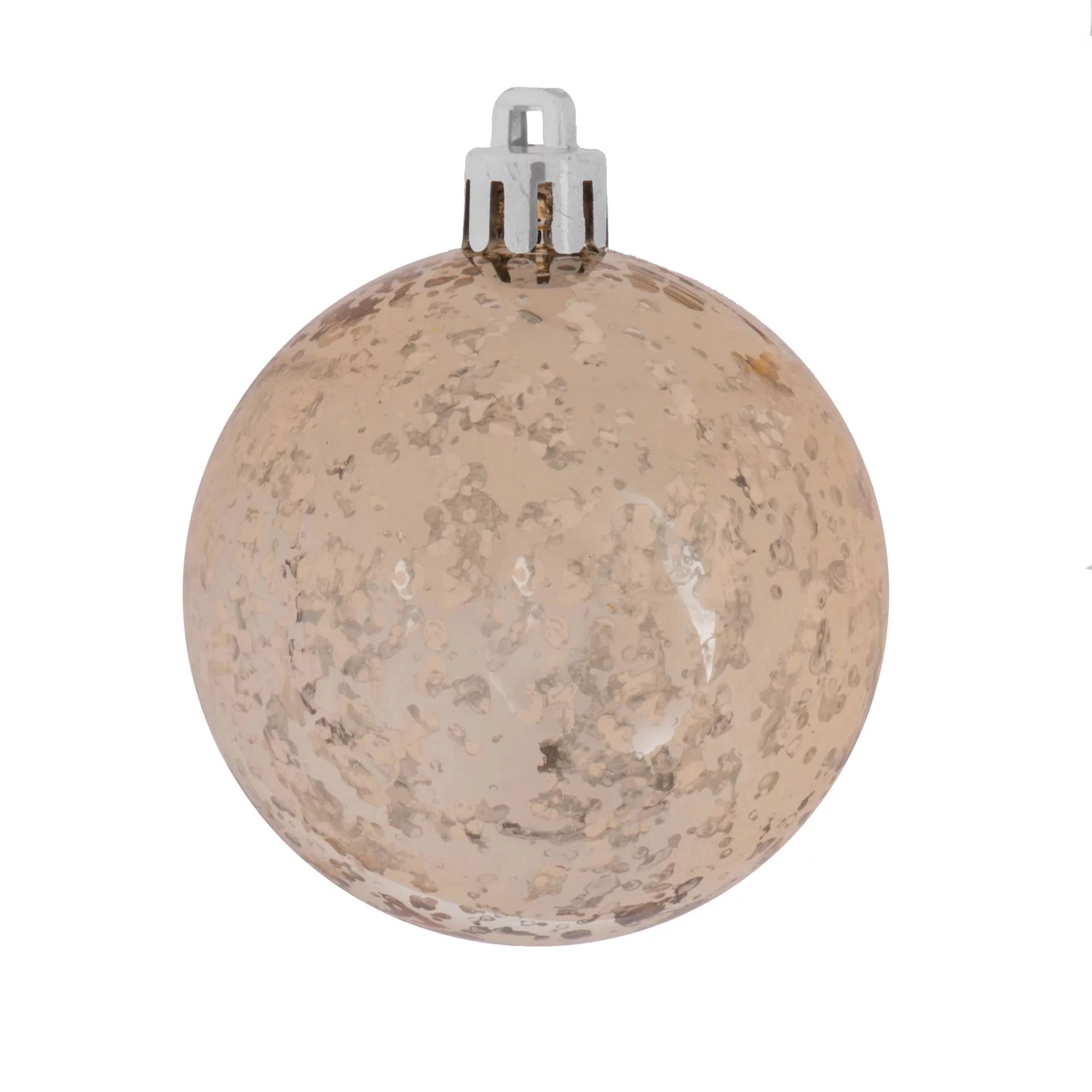 Vickerman 4" Christmas Ornament Ball, Gold Shiny Mercury Finish, Shatterproof Plastic, Holiday Ch... | Walmart (US)