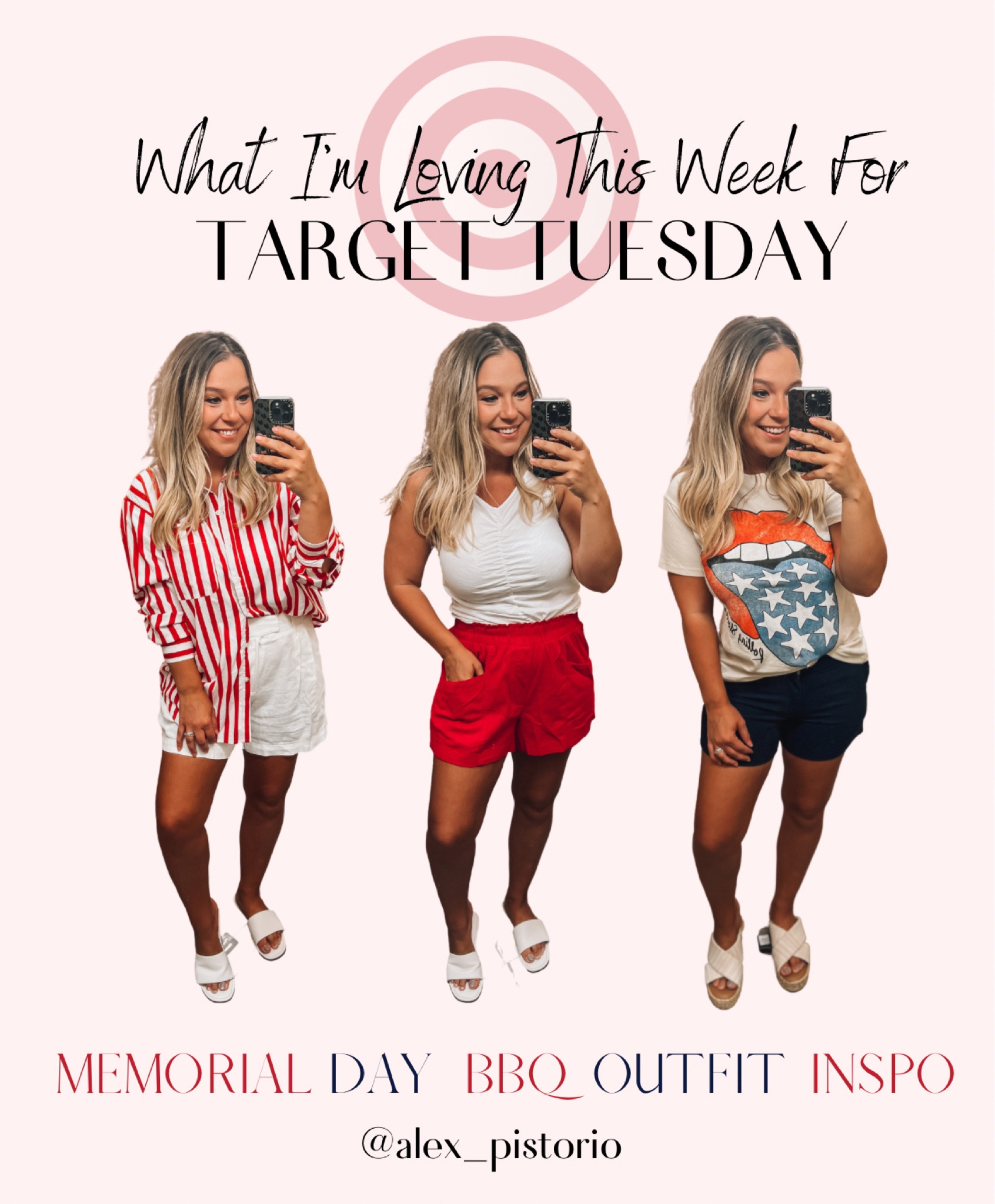 Memorial Day bbq looks for this target Tuesday!! 

Everything is under $30!! 


Target Tuesday 
Target looks
Memorial Day outfits 
Memorial Day 
Fourth of July outfit 
Fourth of July 
Americana 
Red white and blue 

#ltkfind #ltksummer 

#LTKcurves #LTKSeasonal