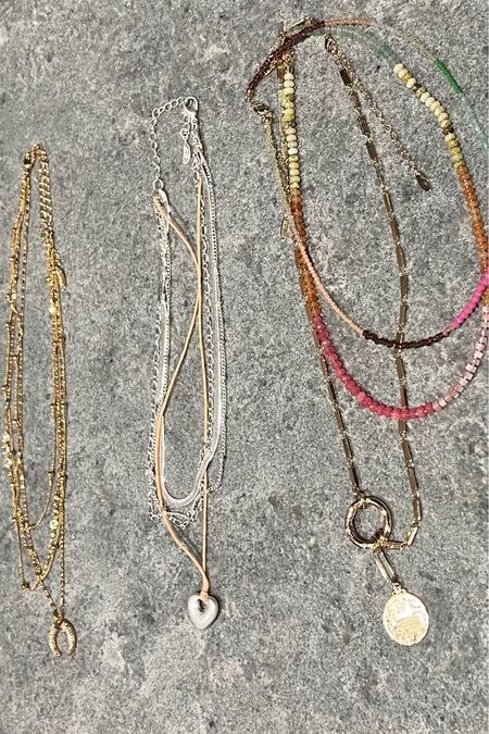 Layered necklaces 

#LTKfindsunder100