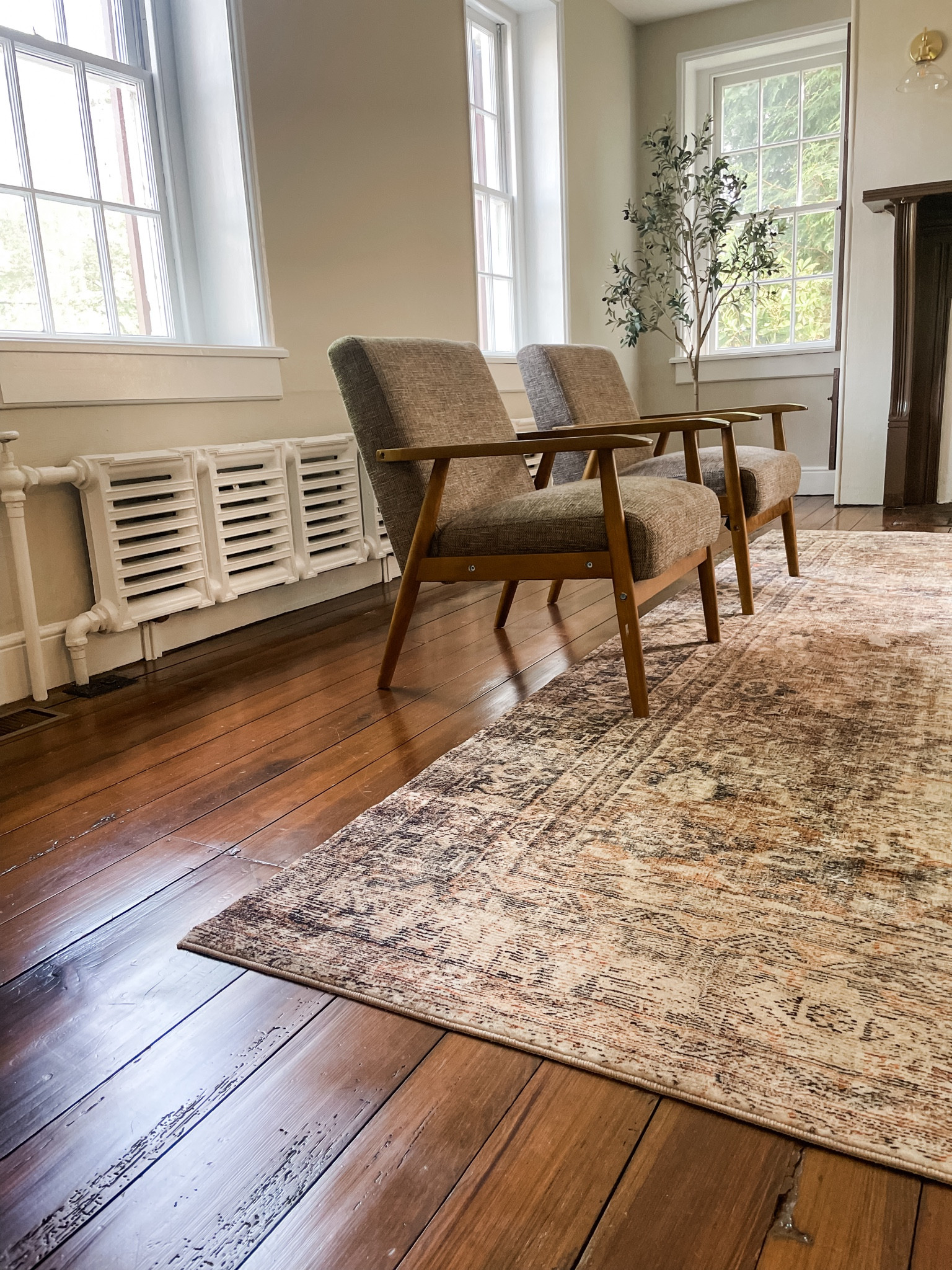 This rug has held up so well over the year. Low-pile, so it’s great for allergies, and incredibly soft.