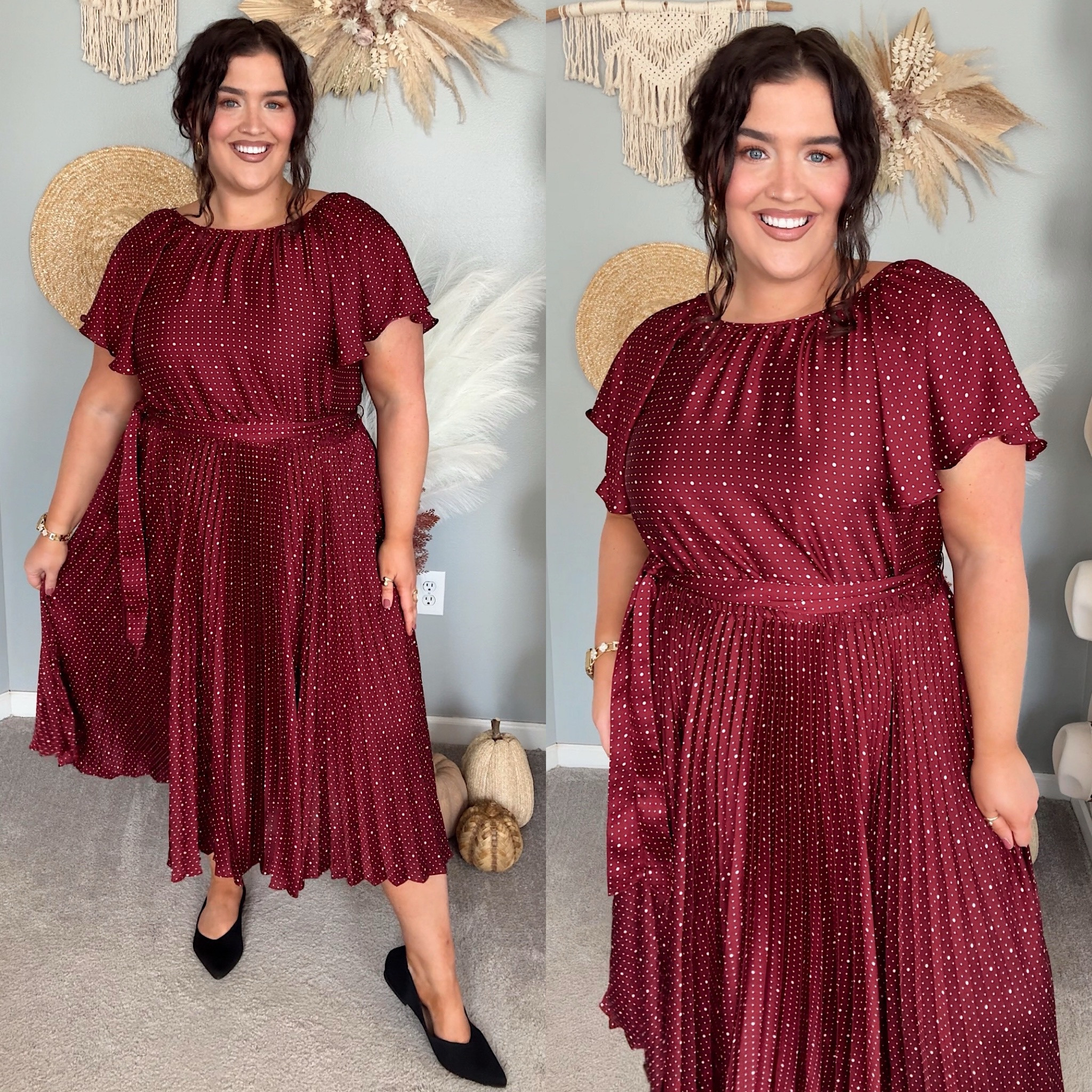 princess polly baby blue dress Women's Plus Size Rylie Wrap Burgundy Maxi Dress