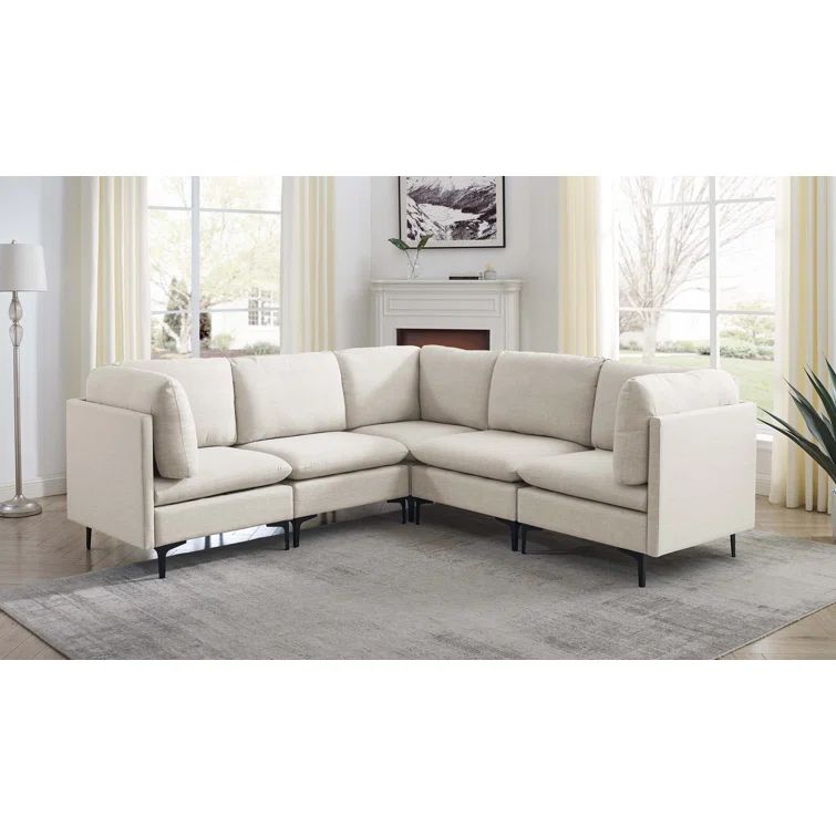 Aruna 5 - Piece Upholstered Sectional | Wayfair North America