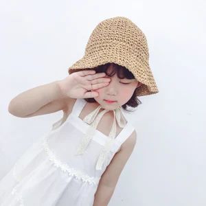 Girls Straw Hat, Straw Beach Hat,Kids Hat,Toddler Hat,Tassel Hat, Baby Straw Hat , Handmade croch... | Etsy (US)