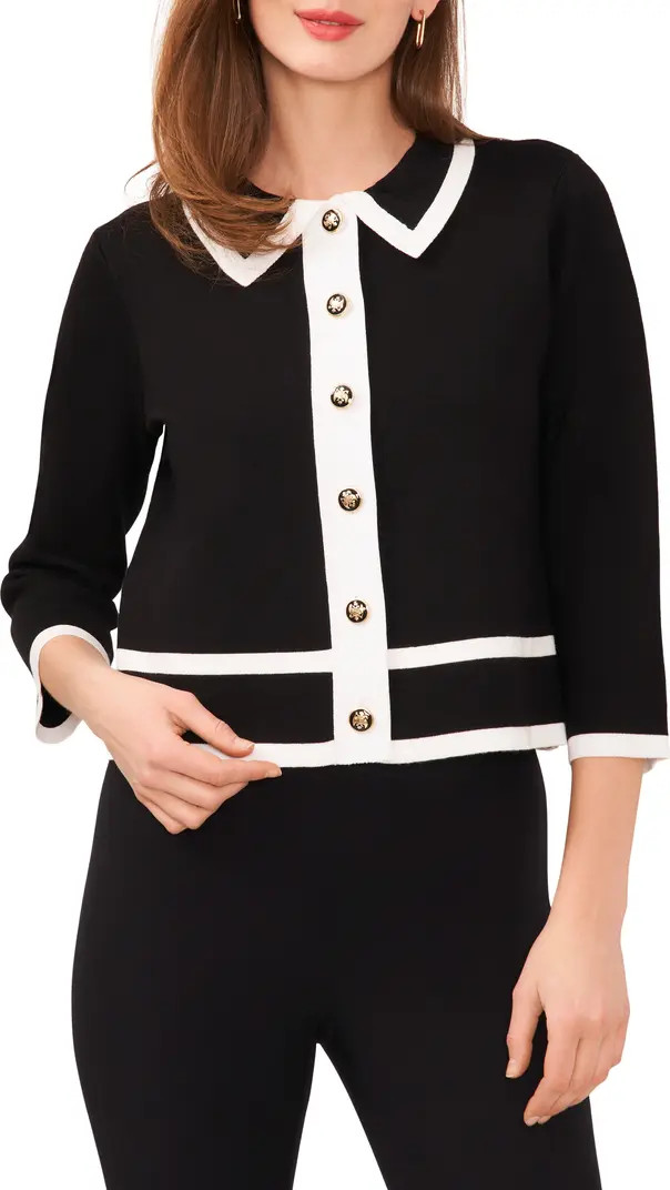 Halogen® Golden Button Sweater Jacket | Nordstrom | Nordstrom