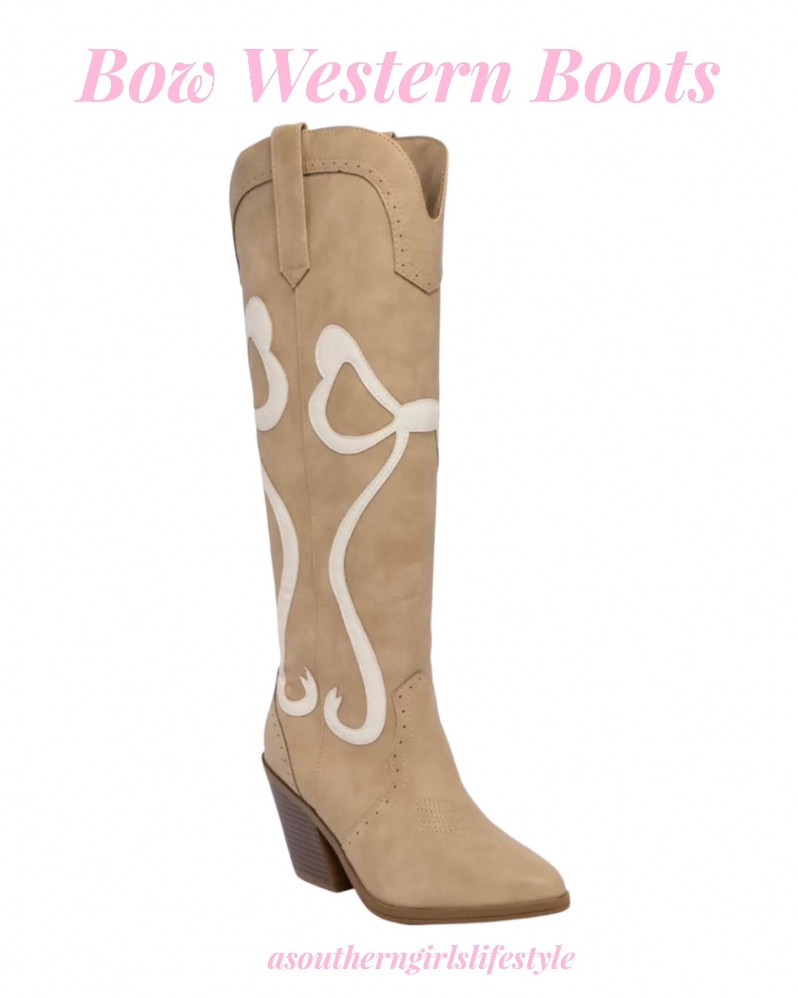On Sale! Oh my these are cuuuute!!! Bow Western Boots - will be darling with Fall Dresses & Skirts

Tan, Hot Pink, Red & Black

Fall Outfits Women. Fall Shoes.

#LTKSeasonal #LTKSaleAlert #LTKgrwm