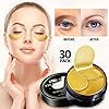 Vanelc 24k Gold Eye Mask-with Collagen Under Eye Patches, Dark Circles Under Eye Treatment, Under... | Amazon (US)