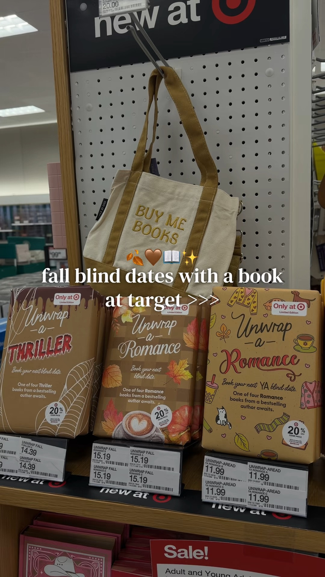 target’s fall blind dates with a book are out now!! 🍂📖

#LTKSeasonal #LTKSaleAlert #LTKselfcare
