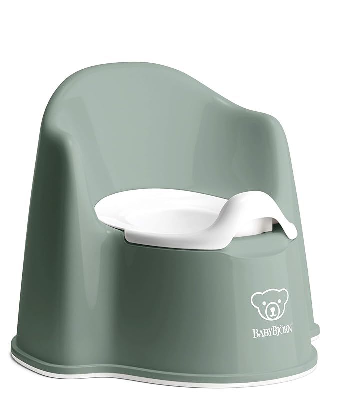 BabyBjörn Potty Chair, Deep Green/White | Amazon (US)