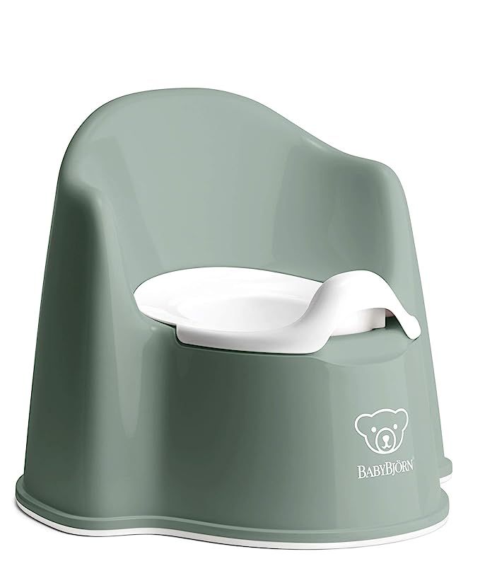 BabyBjörn 055268US Potty Chair, Deep Green/White | Amazon (US)