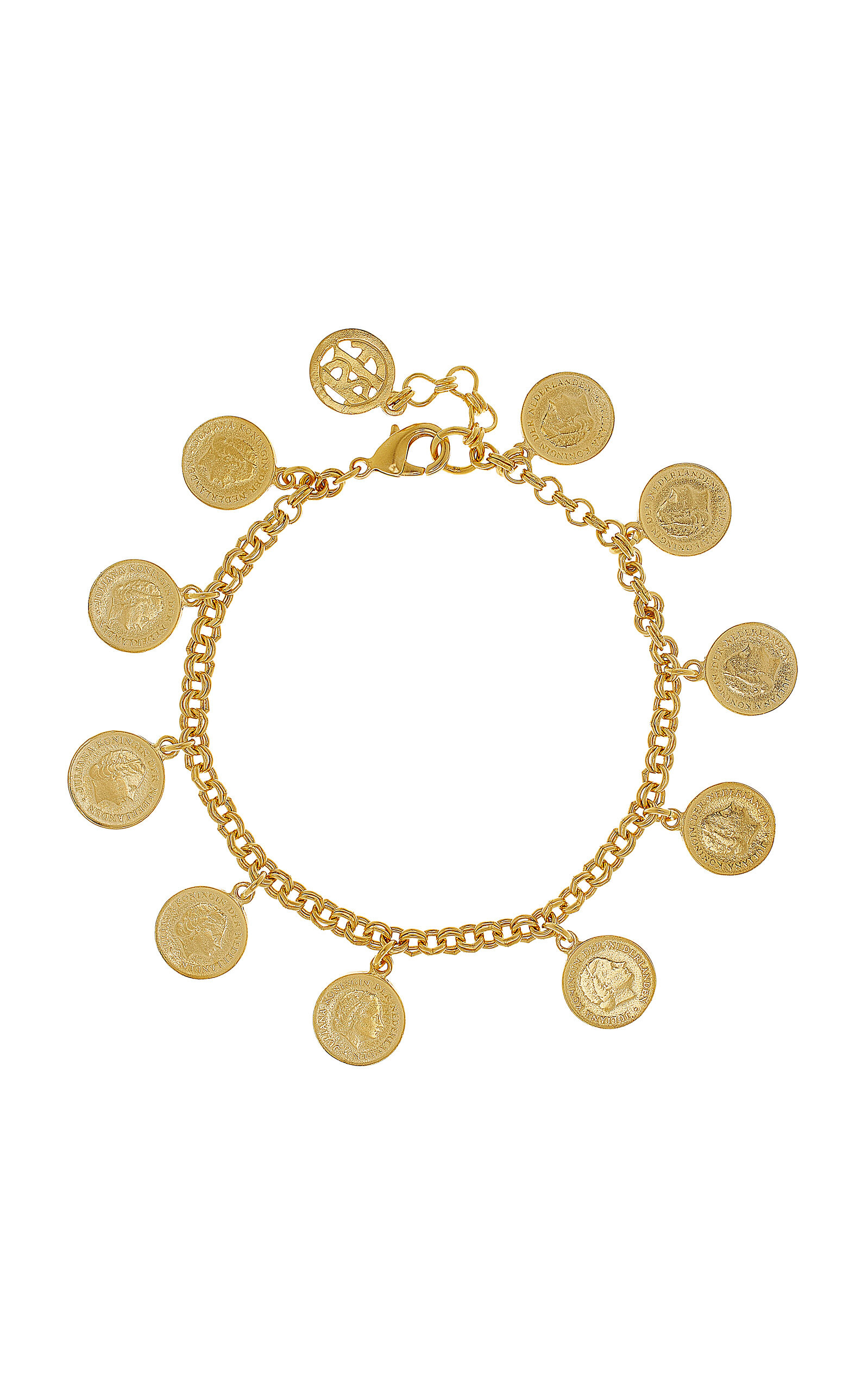 Exclusive La Isla 24K Gold-Plated Coin Anklet | Moda Operandi (Global)