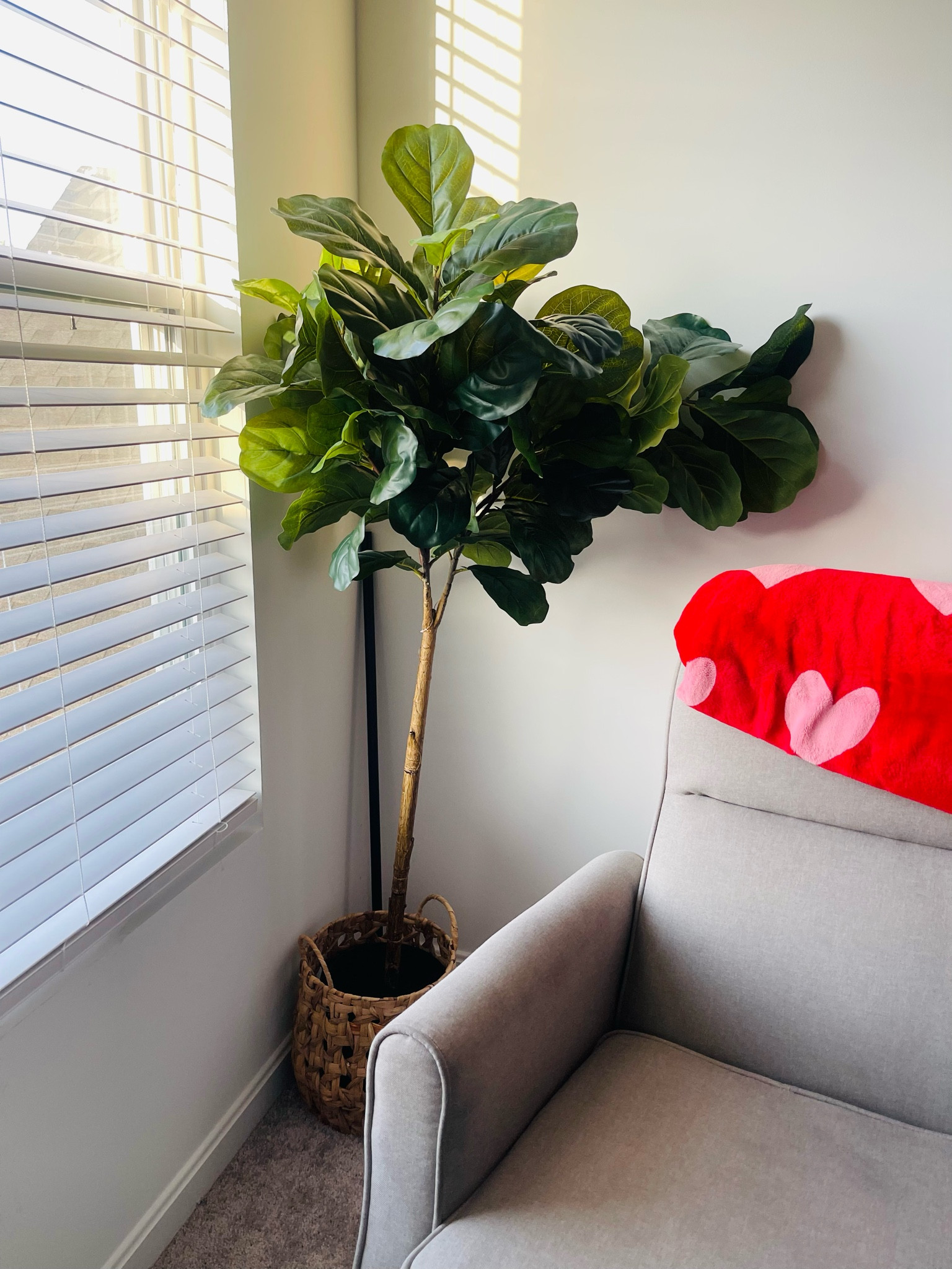 Faux fiddle leaf tree. So so good and realistic! 

#LTKbump #LTKhome #LTKbaby