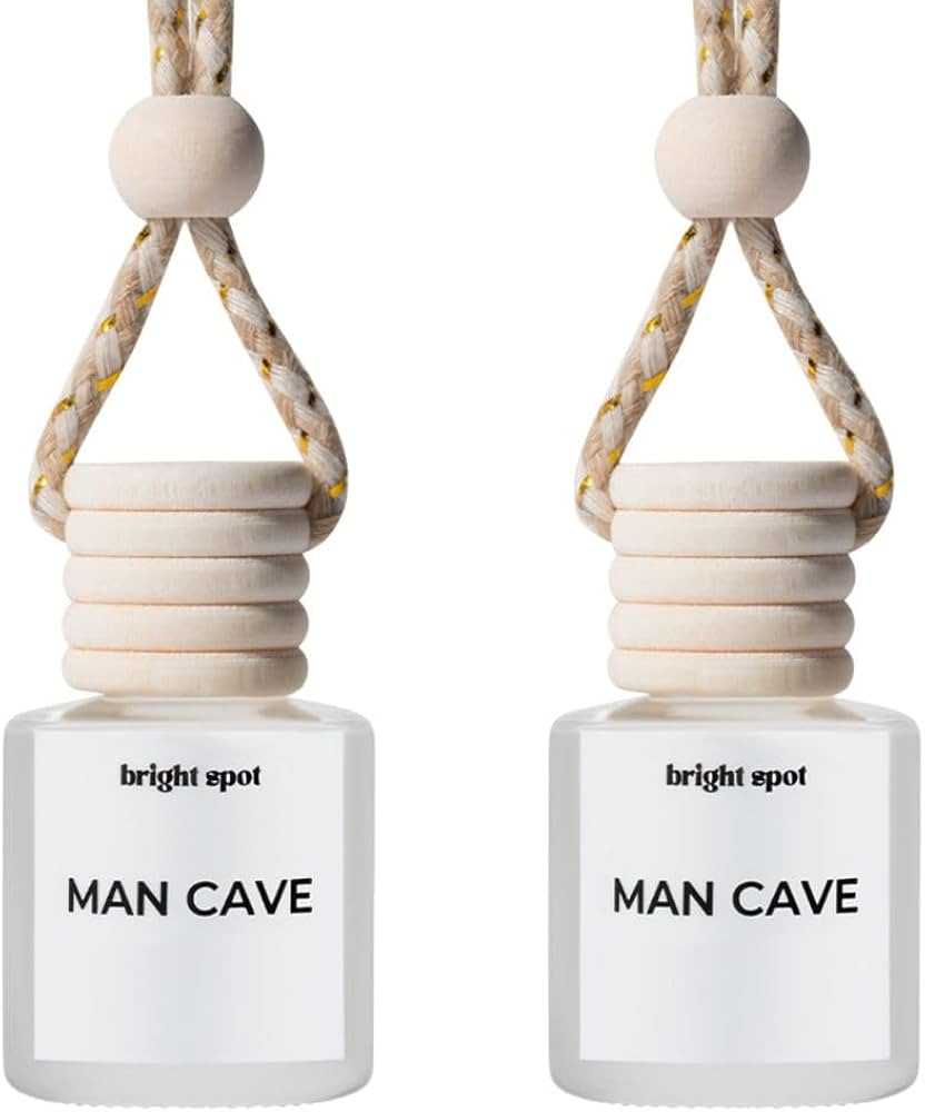 Car Air Freshener - Man Cave Tobacco & Vanilla Scent – Premium Hanging Diffuser, Long-Lasting F... | Amazon (US)