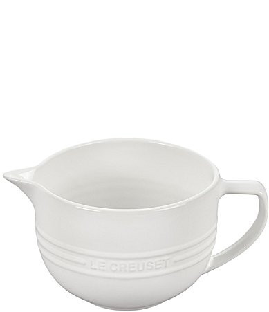 Le Creuset Stoneware Signature Batter Bowl 3.25qt. - White | Dillard's
