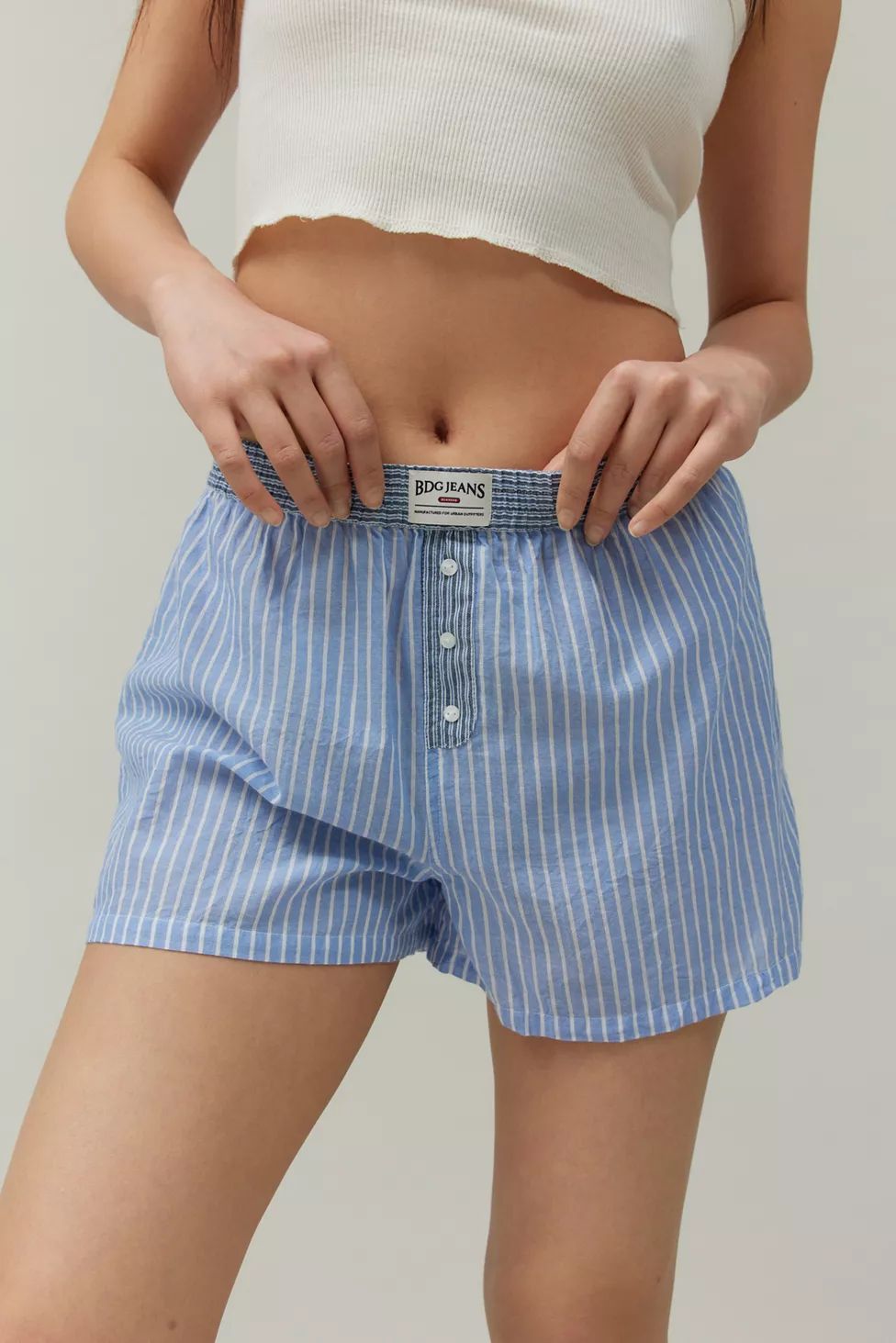Out From Under Contrast Striped Boxer Short | Urban Outfitters (US and RoW)