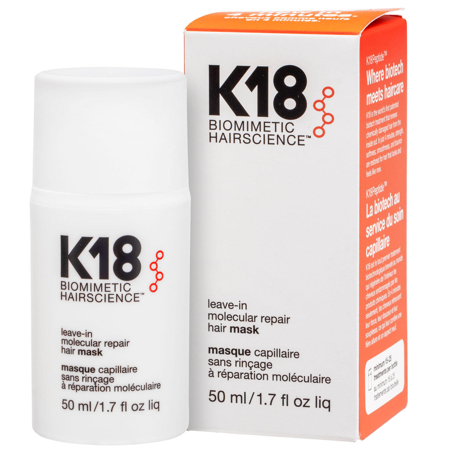 K18 Leave-in Molecular Repair Hair Mask (1.7 oz) | Sam's Club