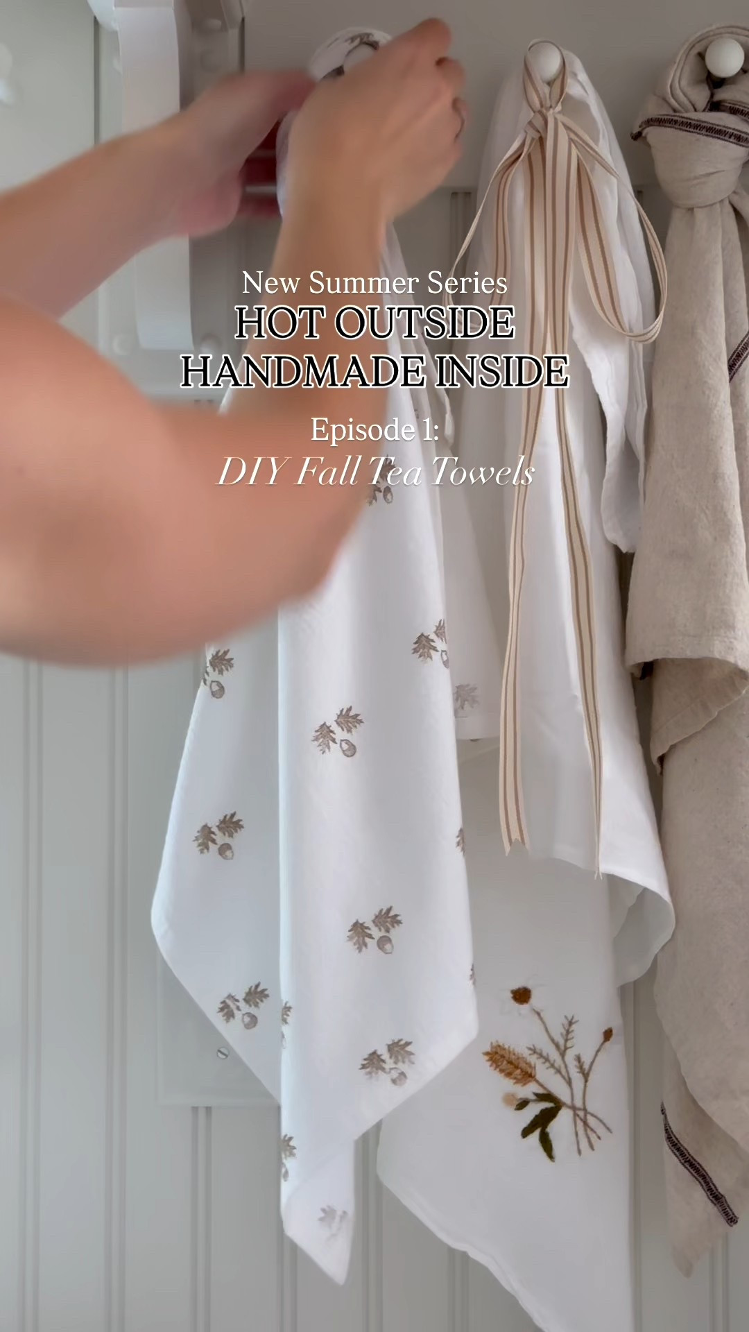 The supplies you’ll need to make this DIY fall tea towels.

#LTKHome #LTKSeasonal #LTKFindsUnder50