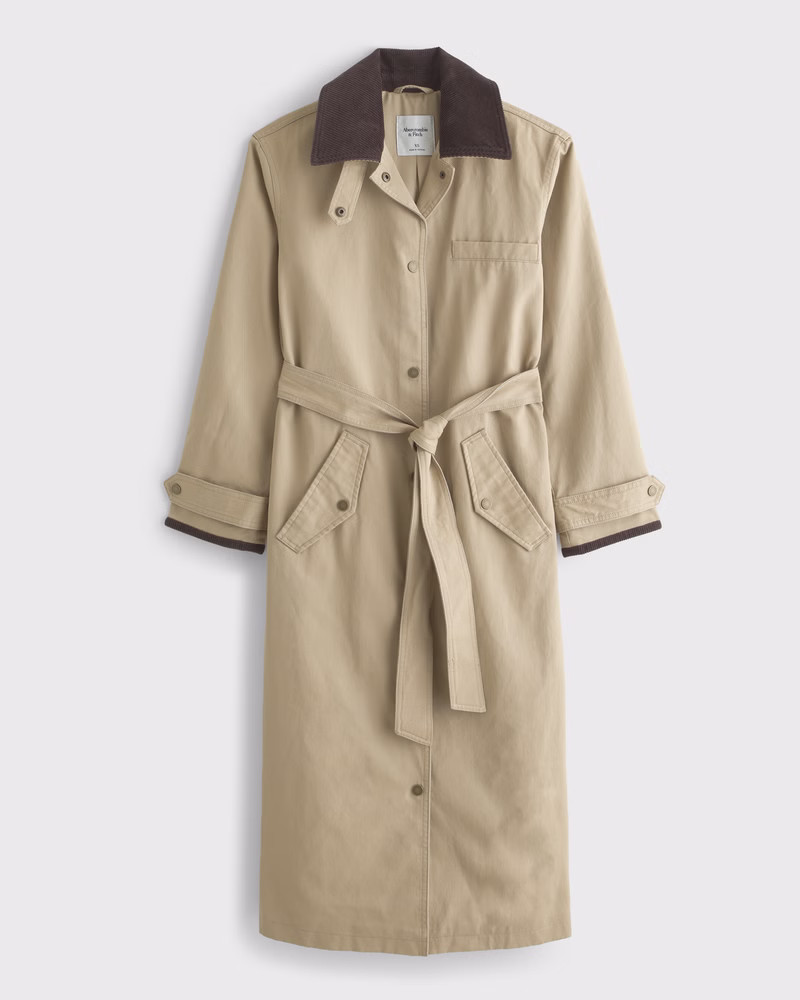 Waxed Mac Coat | Abercrombie & Fitch (US)
