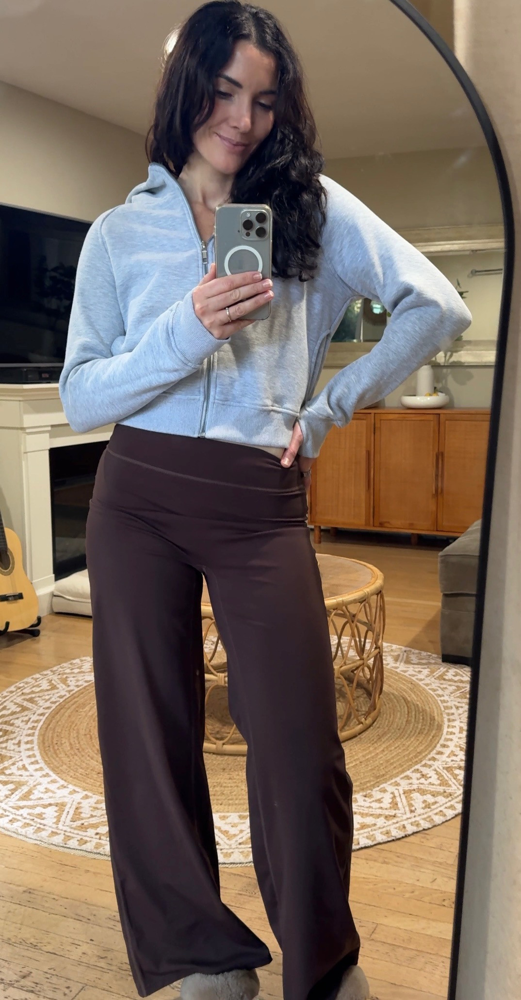 Cozy outfit to work from home today ☕️ Everything’s on sale for Prime Day for under $30! I’m wearing a size M in the top + leggings. Linked all the cozy pieces I’m wearing (and a few extras to fully style it out) below. 

 #LTKSeasonal #LTKFindsUnder50 #LTKFindsUnder100