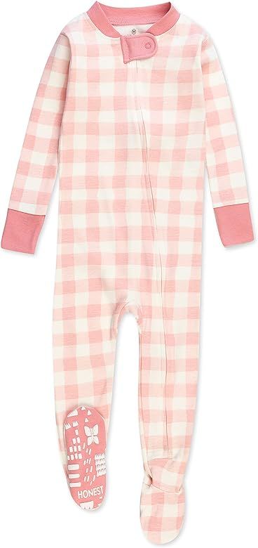 HonestBaby Non-Slip Footed Pajamas One-Piece Sleeper Jumpsuit Zip-Front Pjs 100% Organic Cotton f... | Amazon (US)