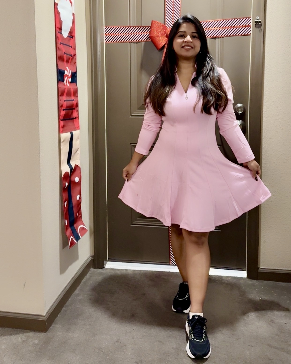 Super cute dress you can wear all year round ✨ Love the flattering A-line fit and half-zip detail. Easy to dress up or down — linked on LTK 🤍

#LTKHoliday #LTKGiftGuide #LTKootd