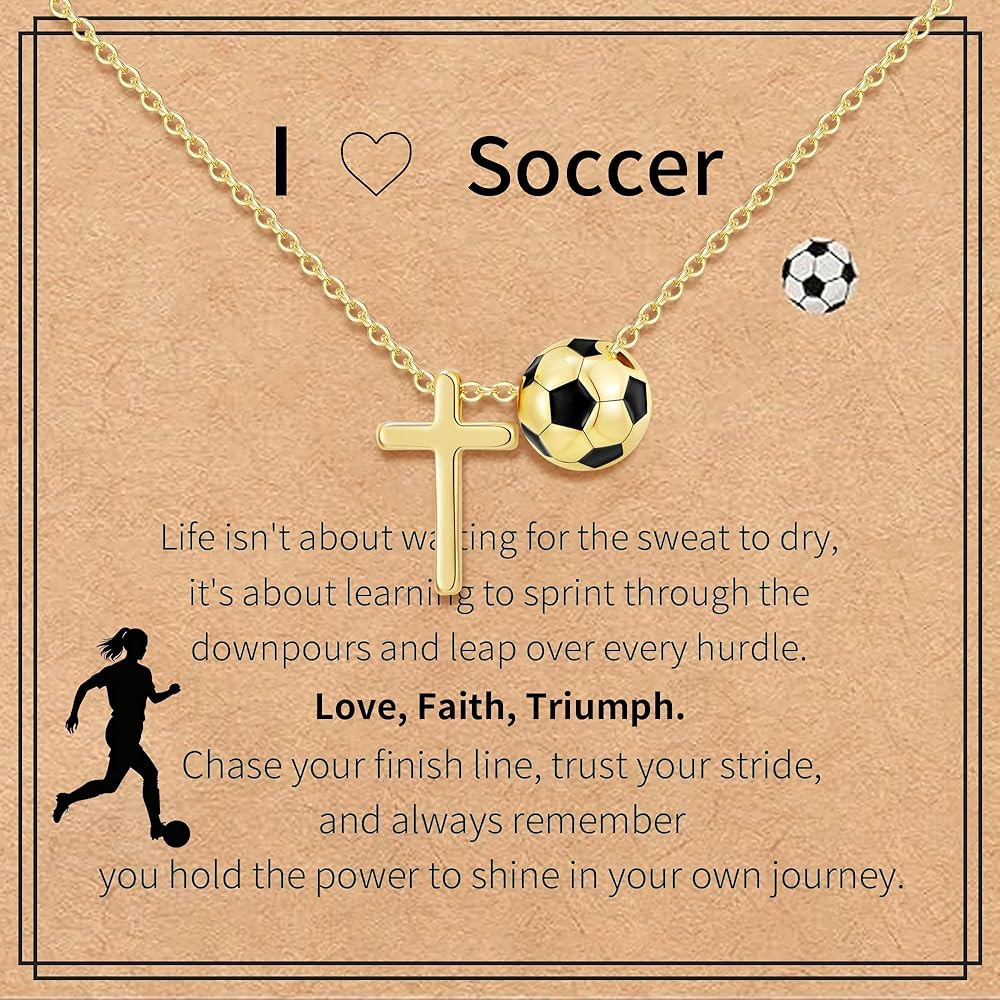Soccer Softball Volleyball Gifts Necklace for Women Tennis Football Basketball Necklaces Gift Spo... | Amazon (US)