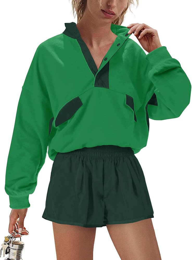 Nirovien Womens Workout Sets Short Athletic Set Activewear 2 Piece Outfits Pullover Sweatshirt an... | Amazon (US)