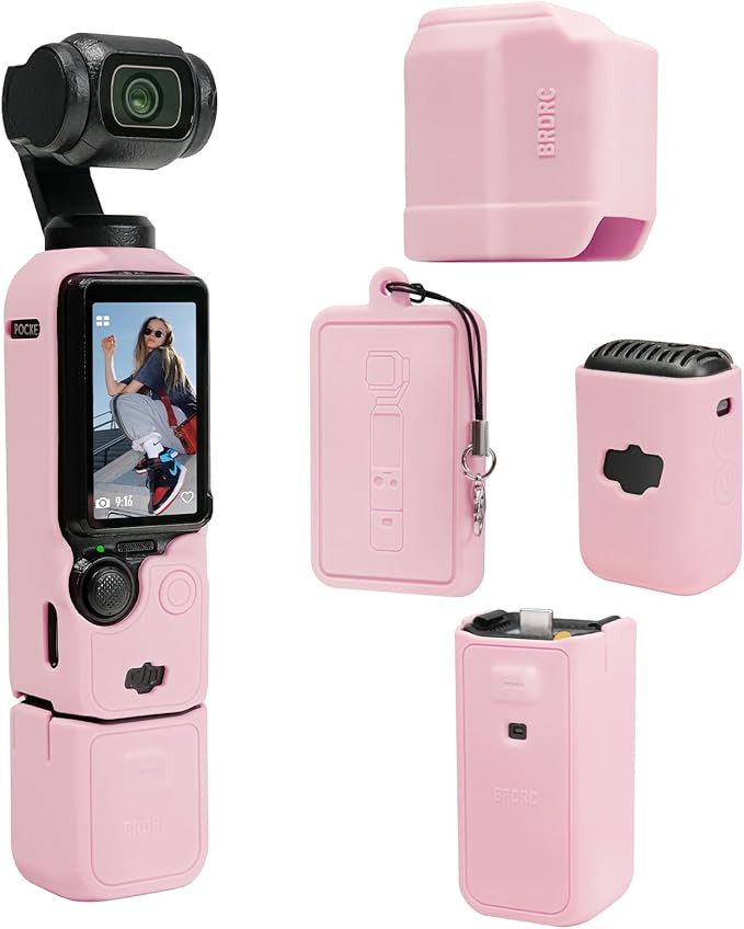 Pocket 3 Case, Soft Silicone Protective Case Compatible with DJI Osmo Pocket 3 Creator Combo, Lig... | Amazon (US)