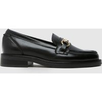 schuh Lori Snaffle Loafer Flats in Black | Schuh
