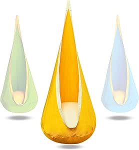 C-CHAIN Swing Pod Chair for Kids, Cotton Hammock Chair with Durable Air Cushion, Child Swing Seat... | Amazon (US)