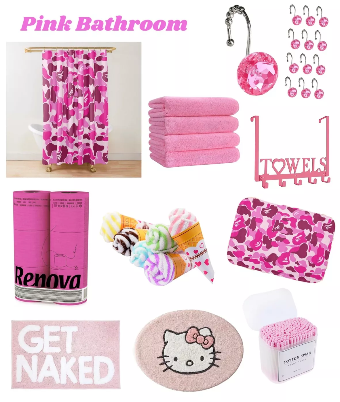 Pink Paper Towel Pack, Renova