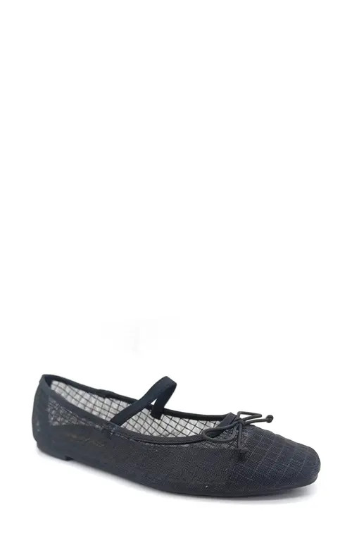 Kenneth Cole Myra Mesh Ballet Flat in Black Mesh at Nordstrom, Size 11 | Nordstrom