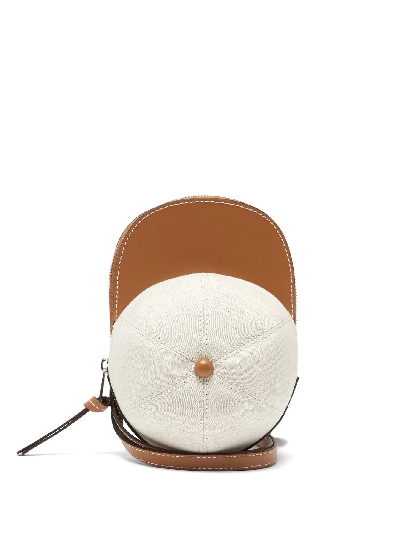 Cap canvas and leather cross-body bag | JW Anderson | Matches (US)