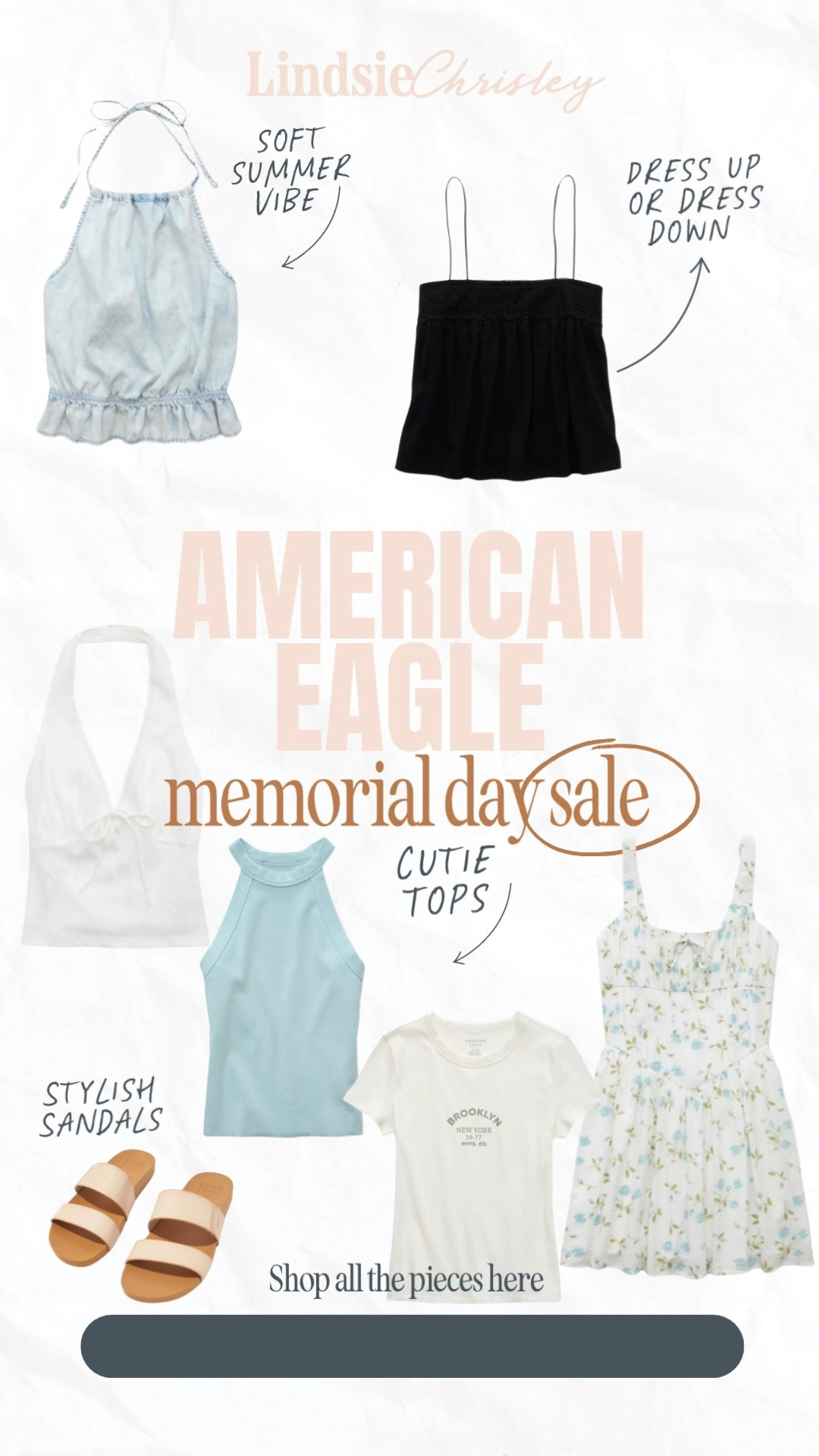 Get 30-70% all Aerie & American Eagle this Memorial Day weekend 🩷

#LTKSaleAlert #LTKFindsUnder50 #LTKSummerEdit