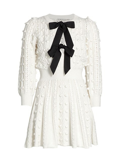 Kitty Bow Front Sweater Dress | Saks Fifth Avenue